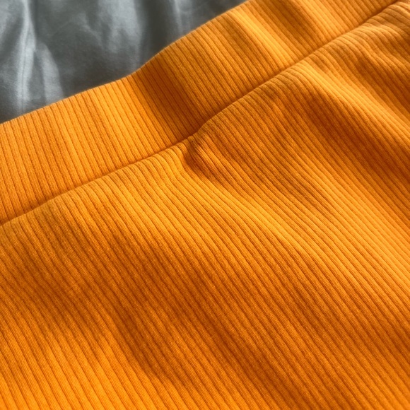 TIGER MIST ORANGE MAXI SLIT SKIRT - Picture 2 of 4